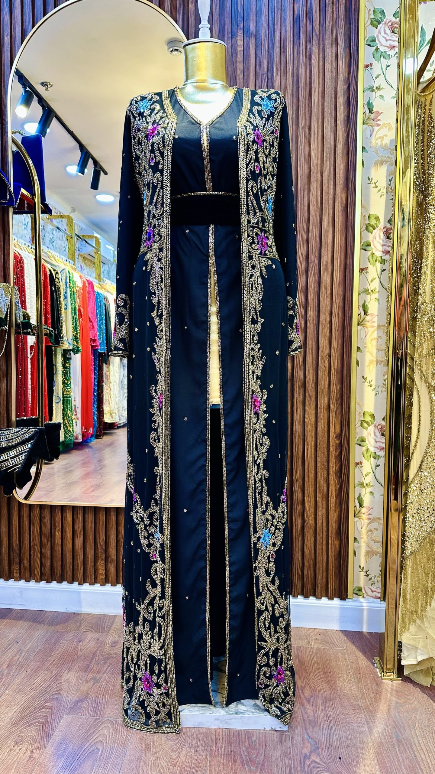 قفطان مغربي شك يدوي