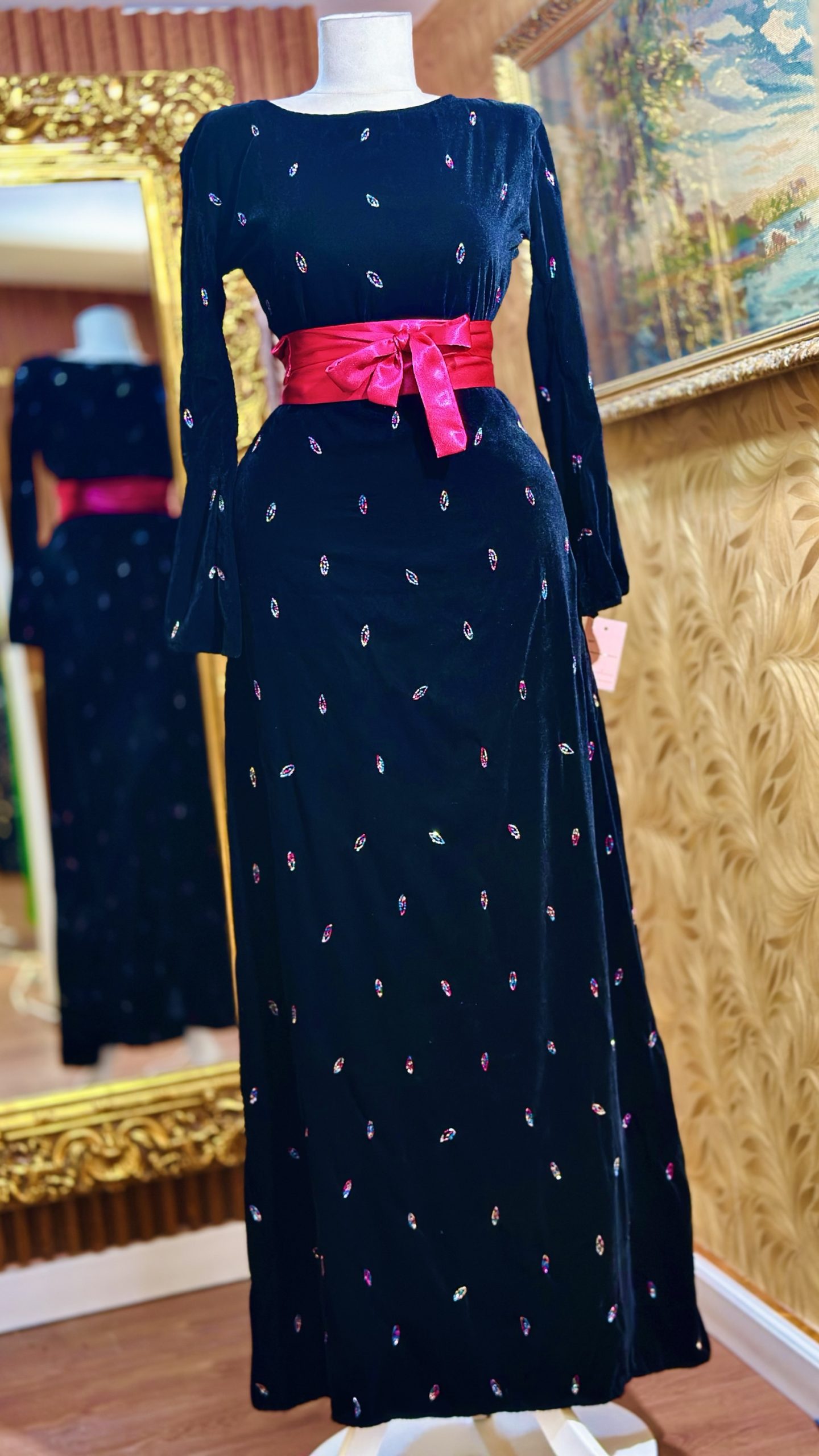 فستان مخمل