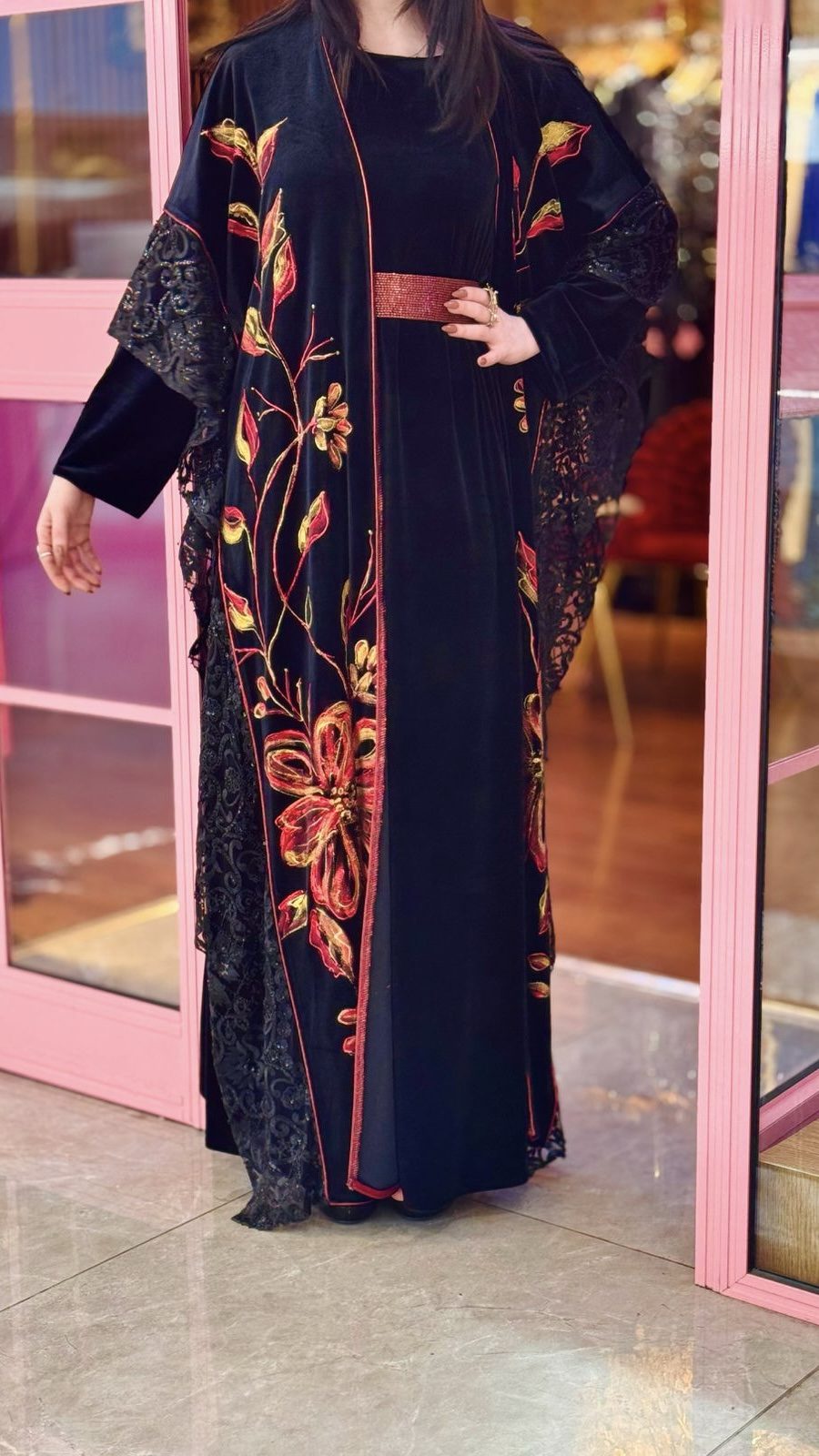 عباية مخمل بارد