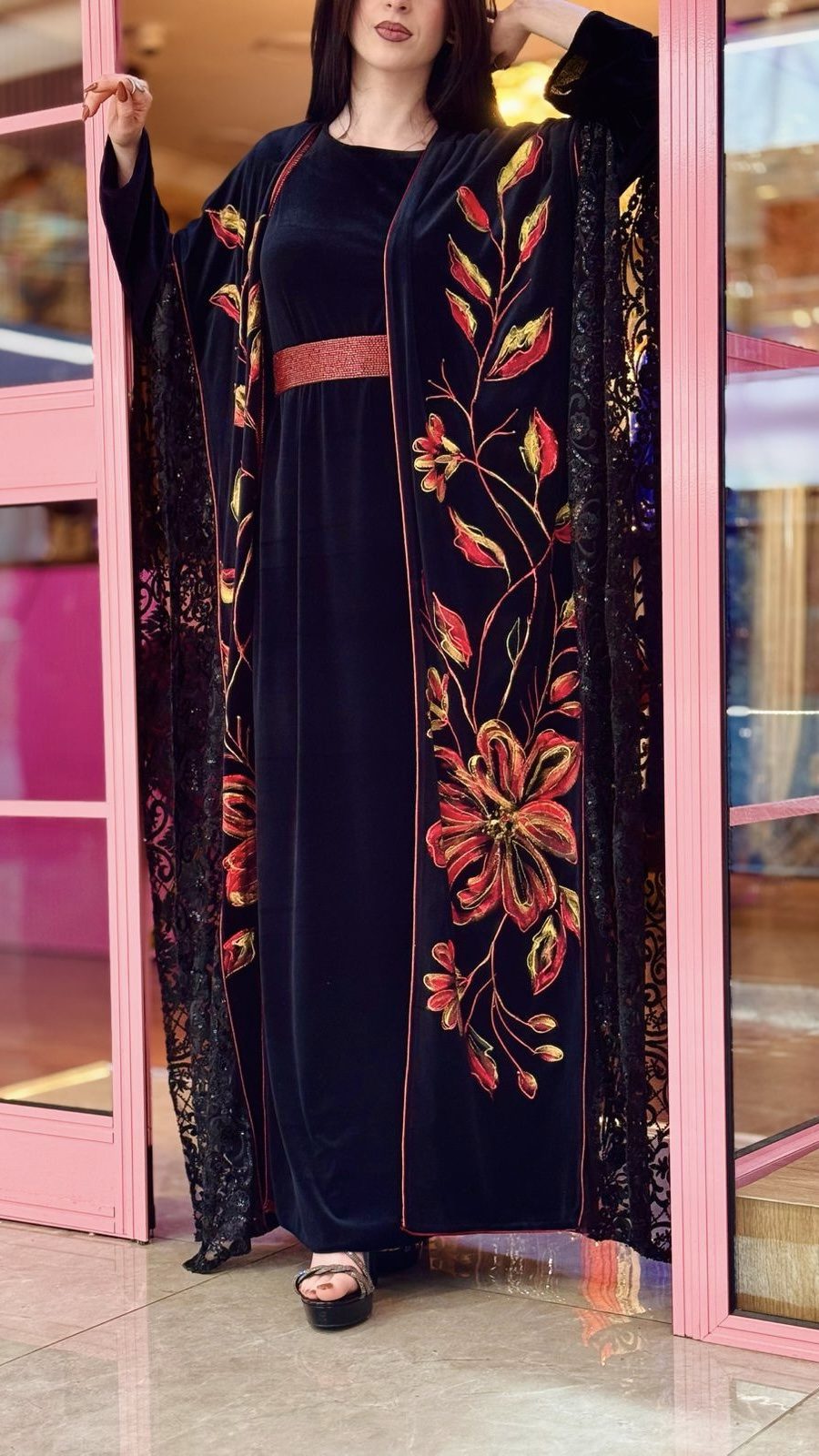 عباية مخمل بارد - Image 5