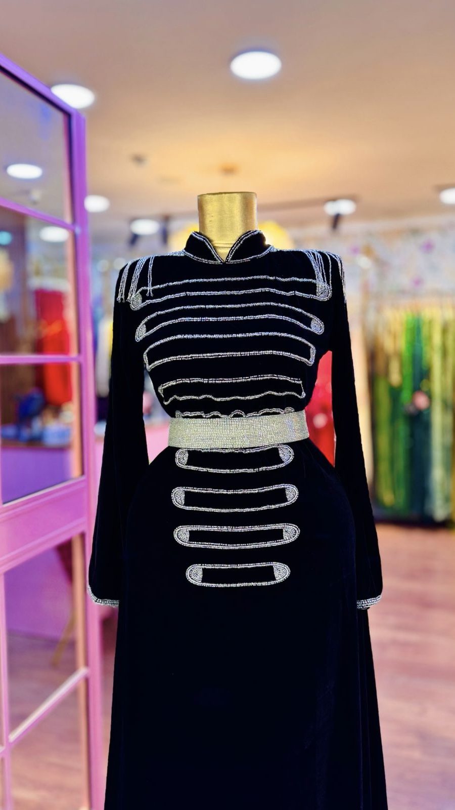 فستان مخمل بارد