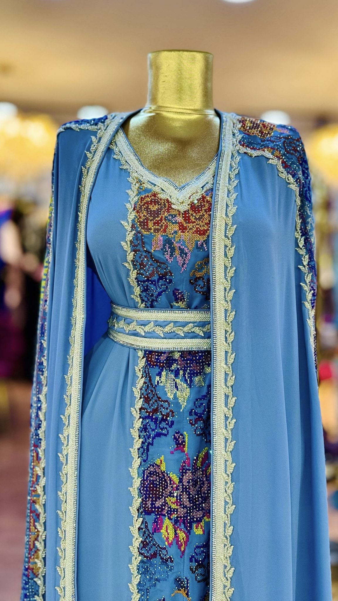 قفطان 3 قطع فخم